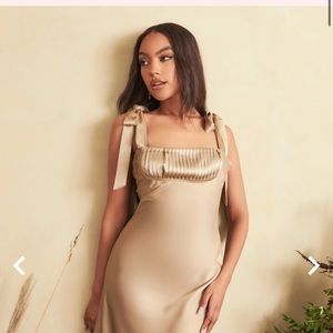 Lavish Alice ribbon detail dress